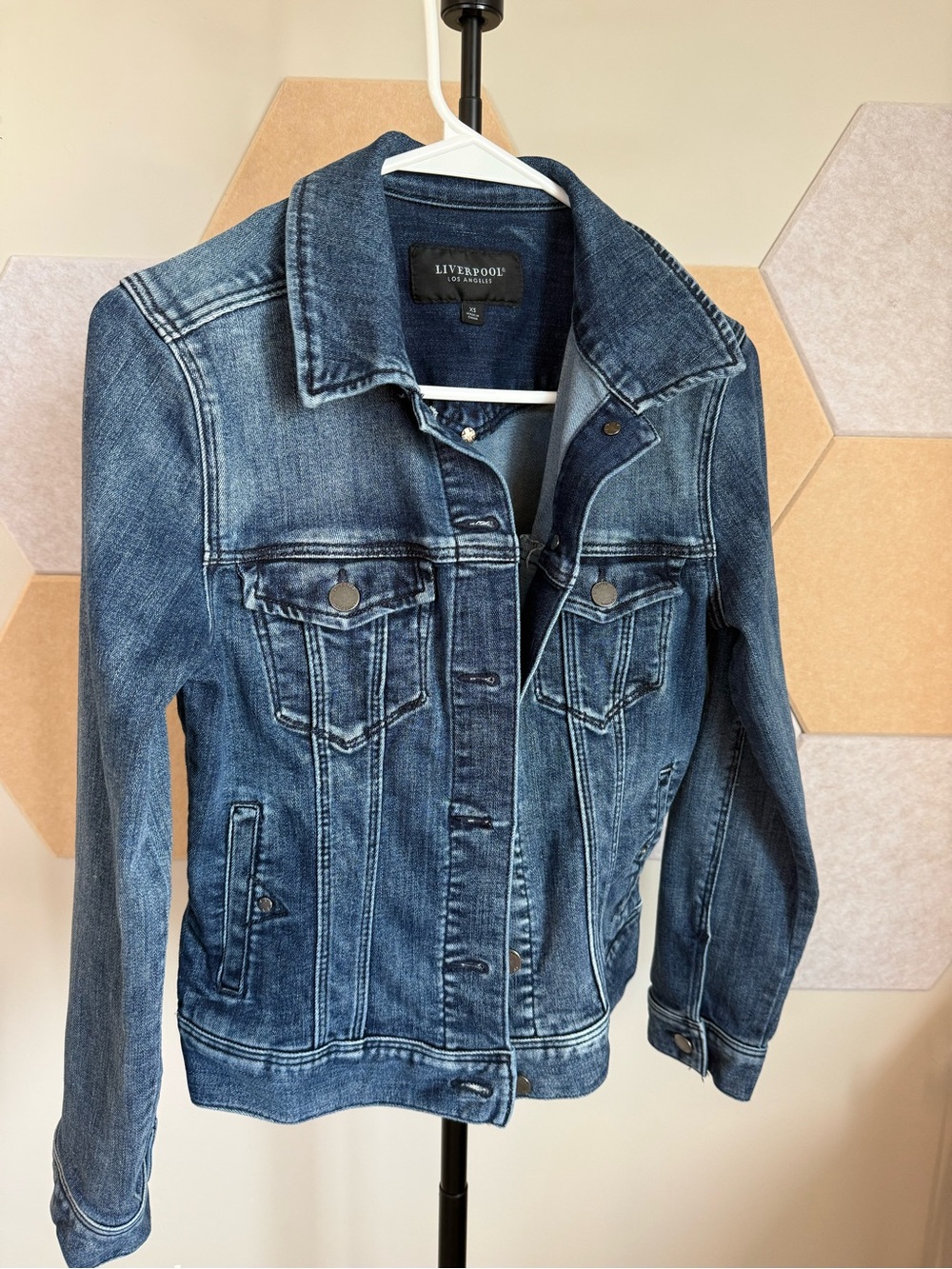 Liverpool Washed Blue Denim Jacket